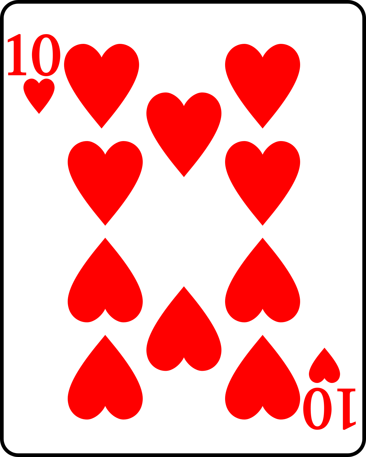 Playing card1 - 10H
